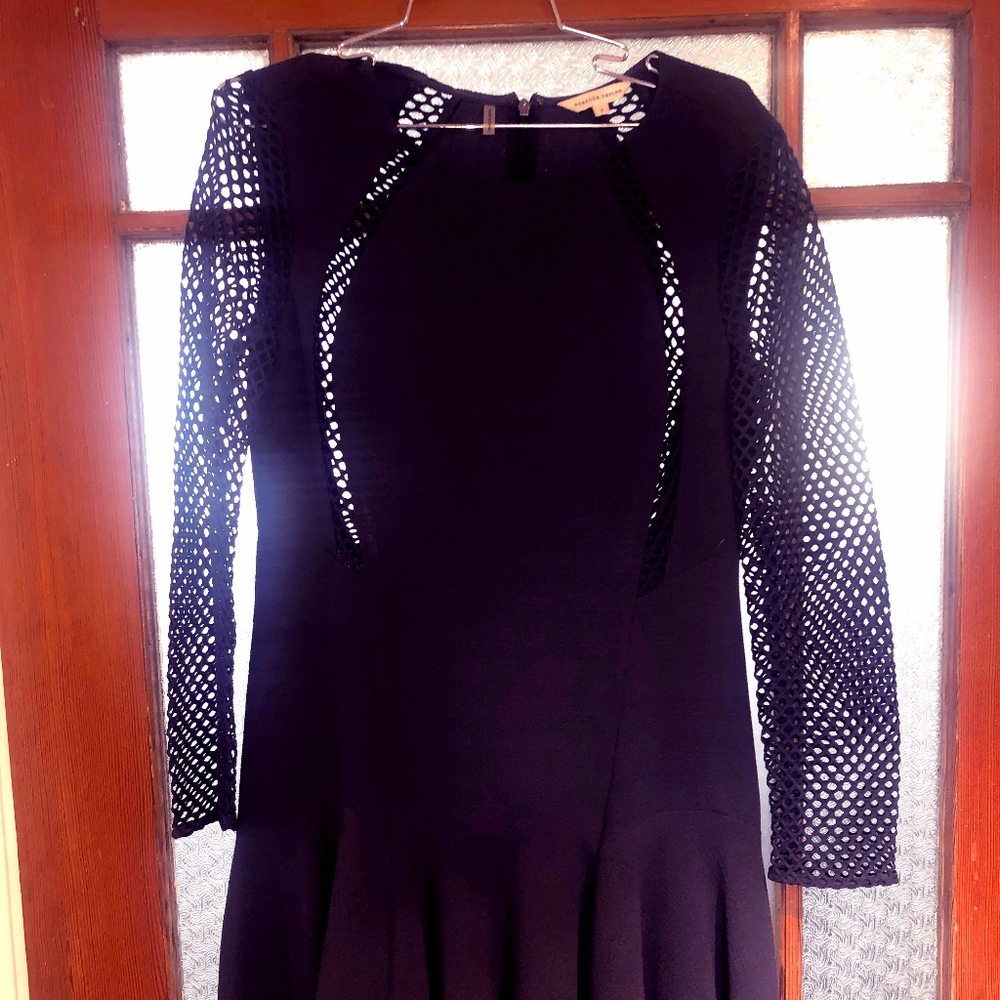 Rebecca Taylor Size 4 Deep Navy Blue Dress